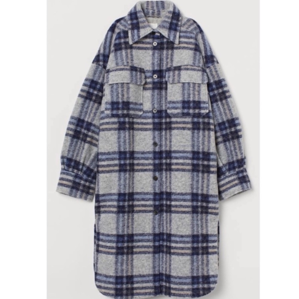 H&M Plaid Shacket